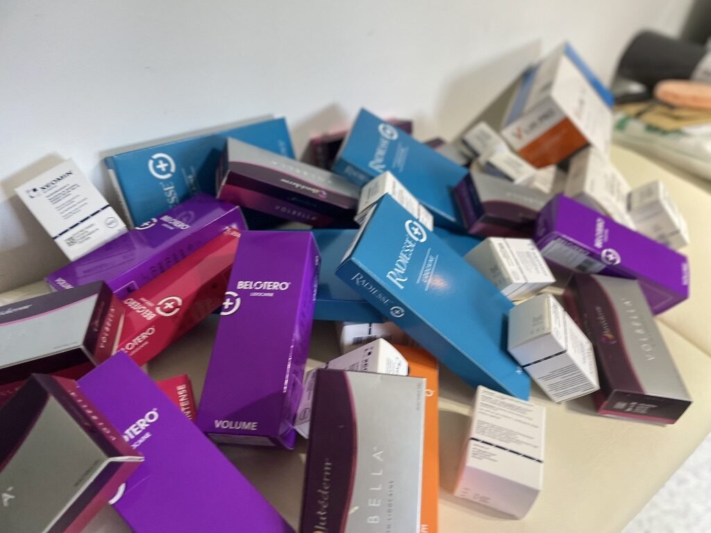 Productos de medicina estética usados en Clínica Ferrazzano